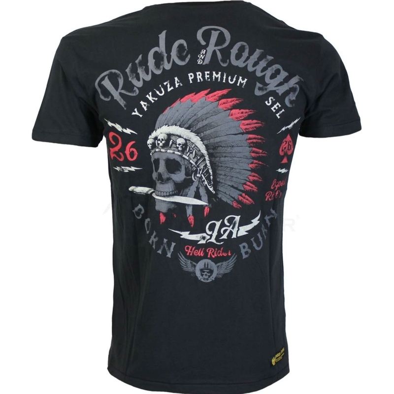 Yakuza Premium Rude and Rough - Los Angeles póló fekete