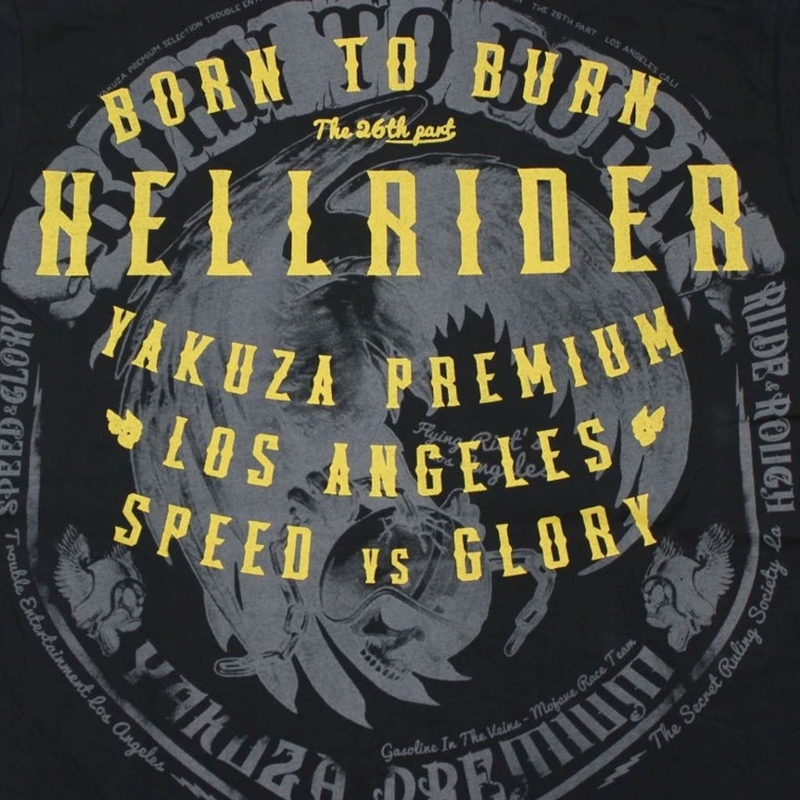 Yakuza Premium Hellrider póló fekete