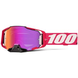 100% Armega Kloug motokrossz szemüveg ezüst plexivel Hiper