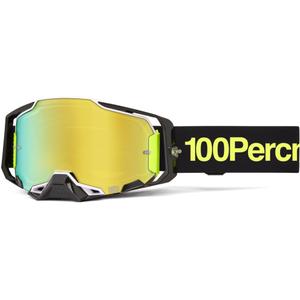 100% Armega Orban motokrossz szemüveg arany plexivel