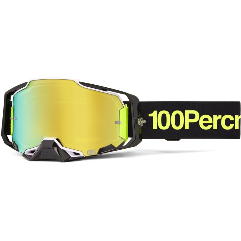 100% Armega Orban motokrossz szemüveg arany plexivel