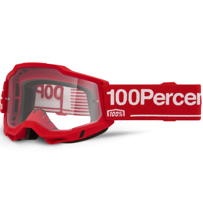 100% Accuri 2 Wolg motokrossz szemüveg átlátszó plexivel