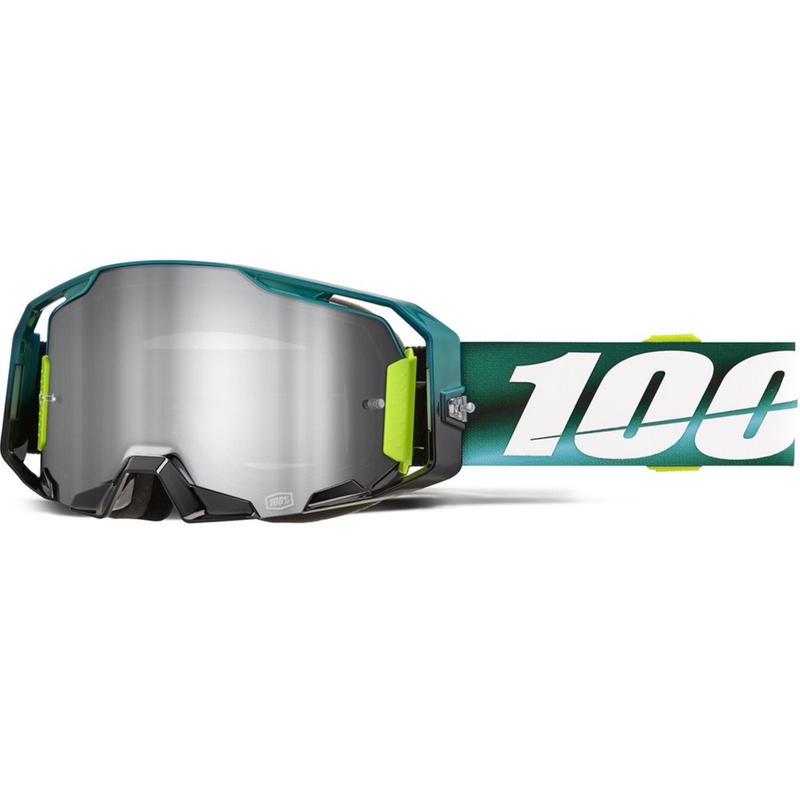 100% ARmatic Polarity motokrossz szemüveg ezüst plexivel