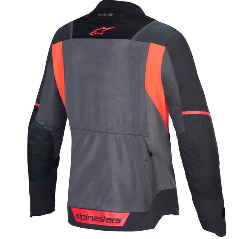 Alpinestars Stella ST-2 Air női motoros kabát szürke-sötétszürke-fluo korall