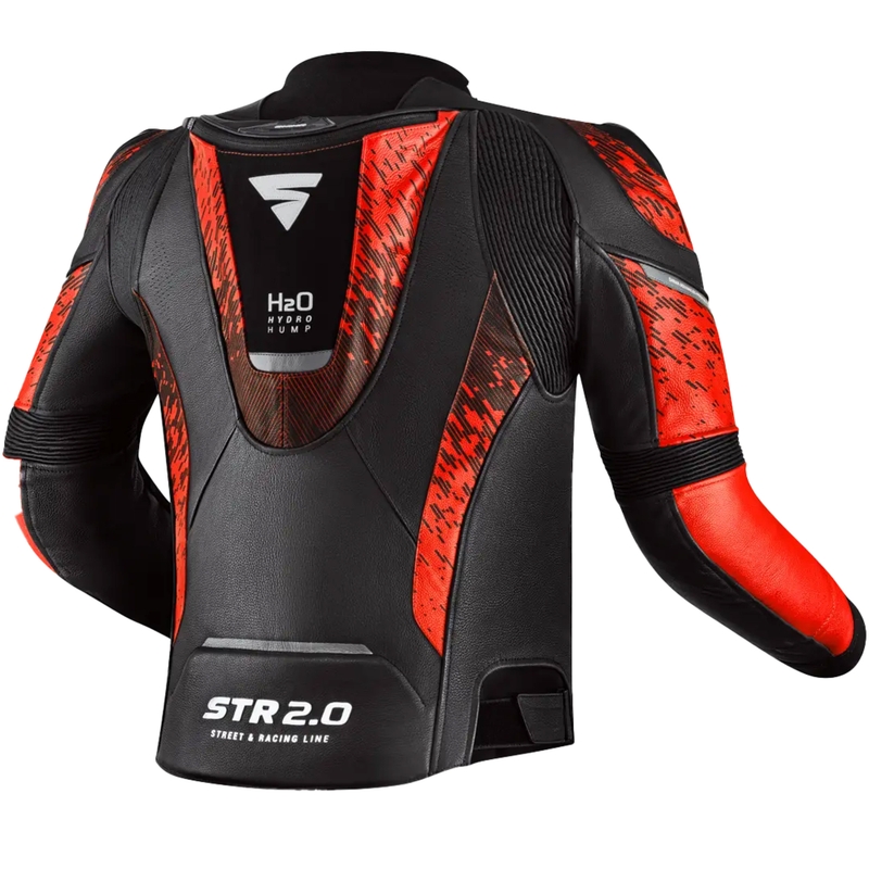 Shima STR 2.0 motoros kabát fluo piros