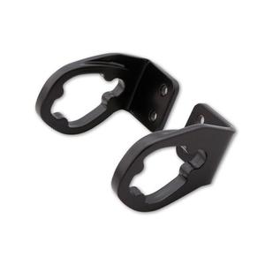 Highsider Pro eredeti LED irányjelzőtartó Ducati motor rendszámtáblájára fekete