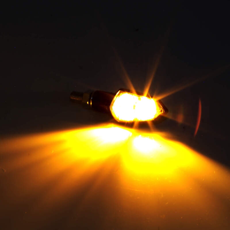 Highsider Smart Shield-TS LED motoros irányjelzők fekete