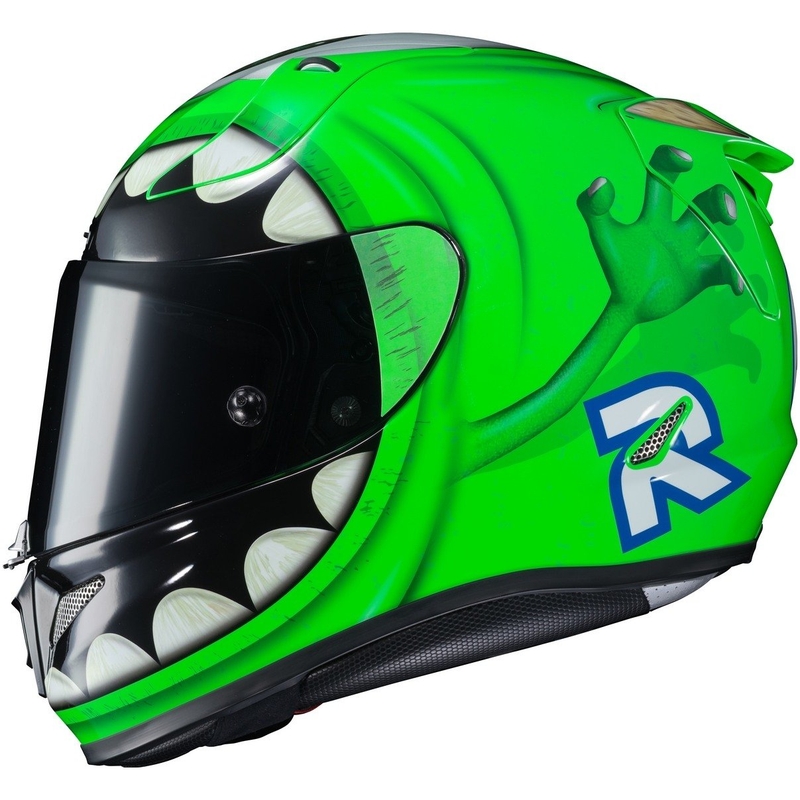 Integrált motoros sisak HJC RPHA 11 Mike Wazowski Disney MC4 eladás kiárusítás