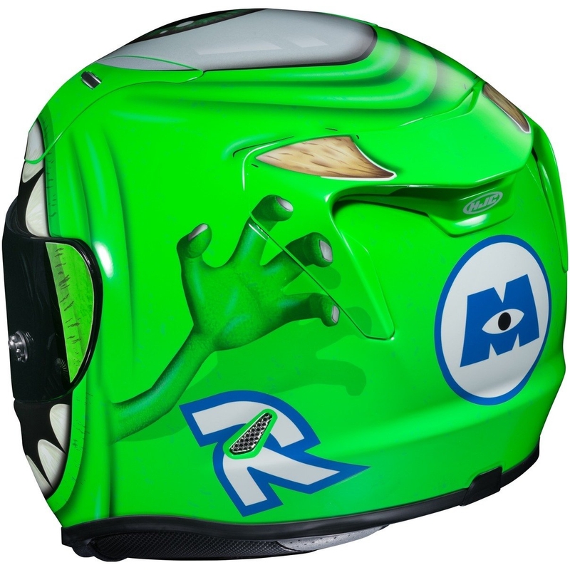 Integrált motoros sisak HJC RPHA 11 Mike Wazowski Disney MC4 eladás kiárusítás