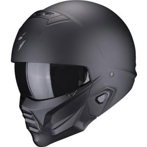 Scorpion EXO-COMBAT II Solid matt fekete levehető állú bukósisak