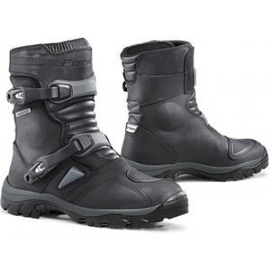 Középmagas motoros csizma Forma Adventure Low WP fekete