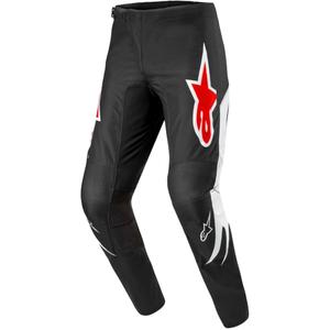 Alpinestars Fluid Lucent 2024 motocross nadrág fekete-fehér-piros