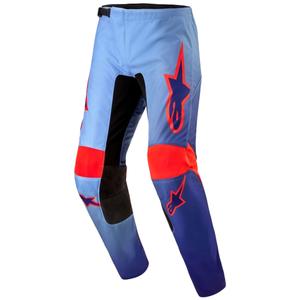 Alpinestars Fluid Lucent 2024 motocross nadrág kék-világoskék-narancssárga