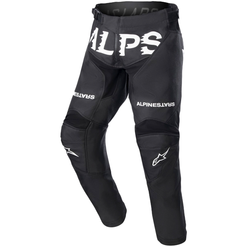Alpinestars Racer Found Kids 2024 gyerek motokrossz nadrág fekete-fehér