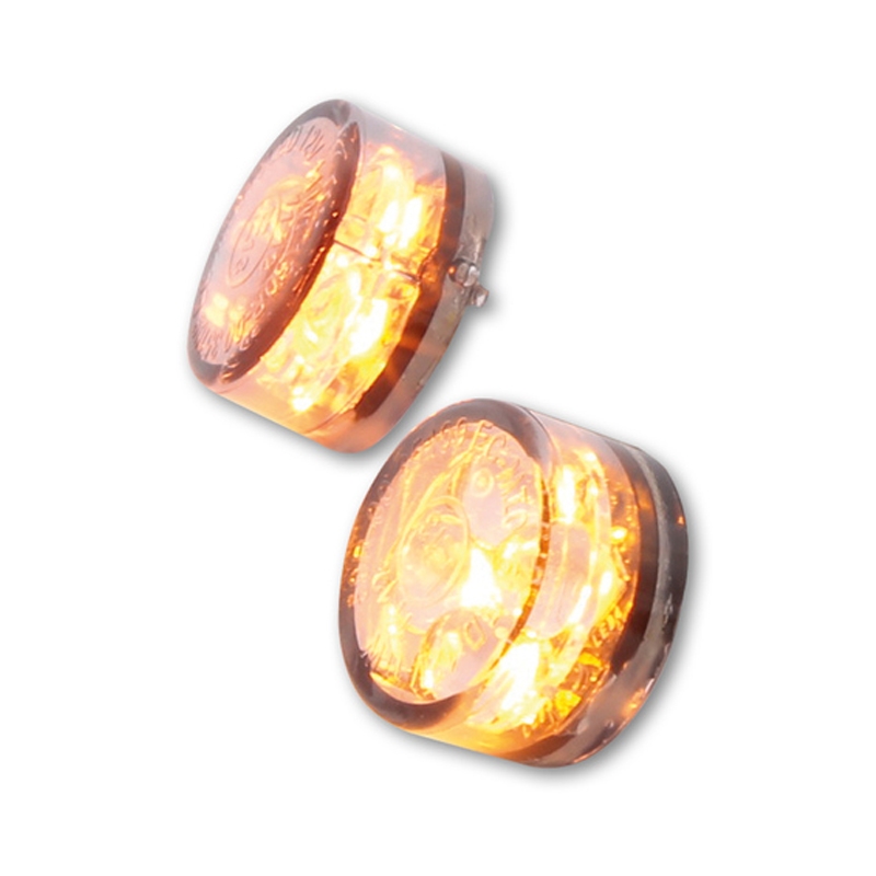 Highsider Smart Module Sixteen LED irányjelző motorkerékpárhoz füstös szürke