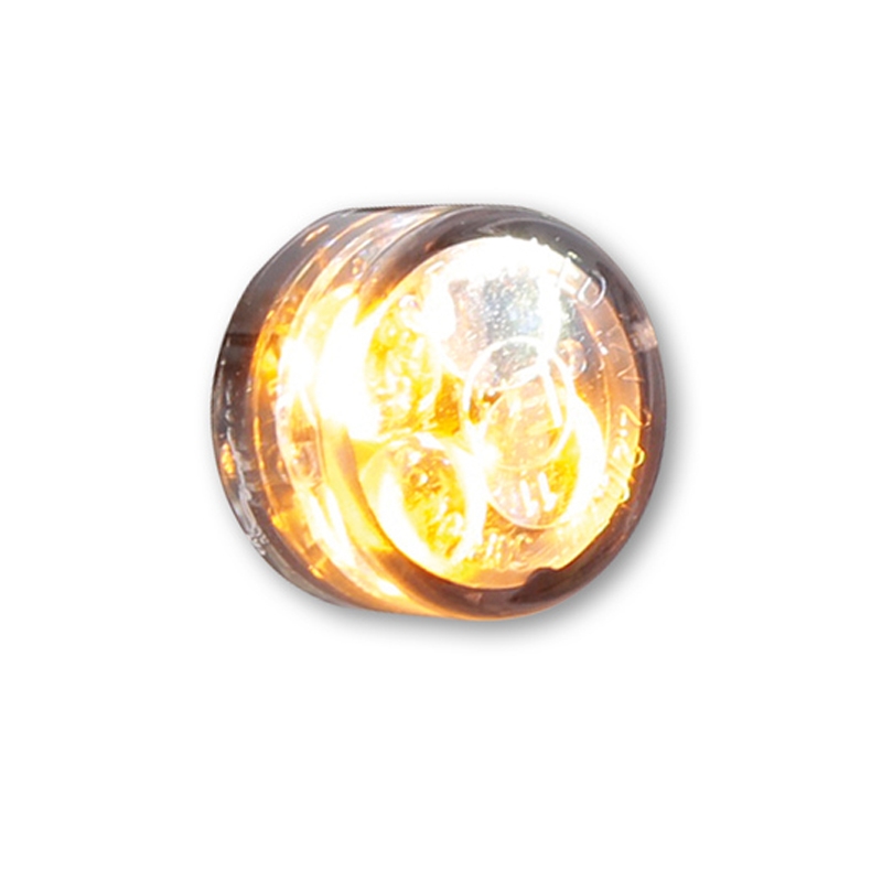 Highsider Smart Module Sixteen LED 2v1 irányjelző motorkerékpárhoz füstös szürke