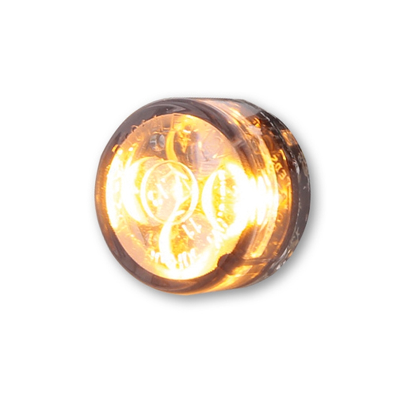 Highsider Smart Module Sixteen LED 2v1 irányjelző motorkerékpárhoz füstös szürke
