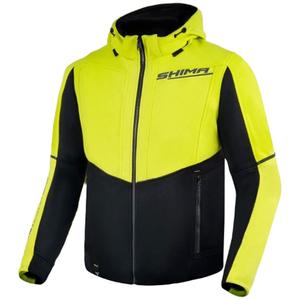 Bunda na motorku Shima Daybreaker černo-fluo žlutá