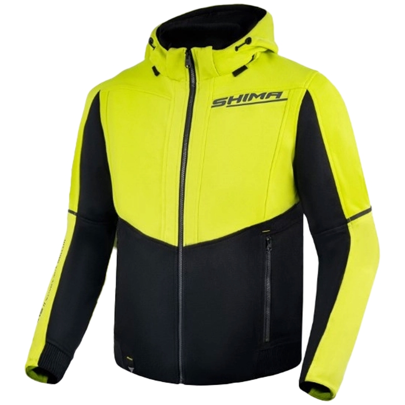 Shima Daybreaker motoros pulóver fekete-fluo sárga