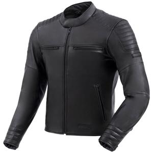 Kožená bunda na motorku Rebelhorn Hunter II černá
