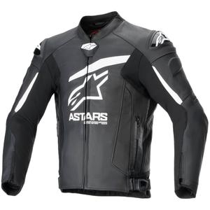 Alpinestars GP plus R 4 Airflow bőr motorkerékpár kabát fekete-fehér