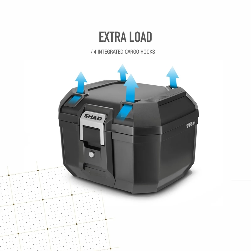 Felső csomagtartó SHAD Terra TR41 fekete