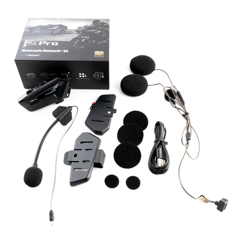 MotoZem FreedConn FX PRO Mesh Bluetooth intercom fekete
