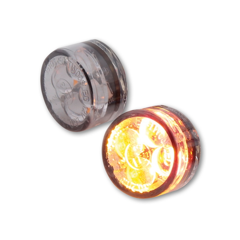 Highsider Smart Module Sixteen LED 3v1 irányjelzők motorkerékpárhoz füstös szürke