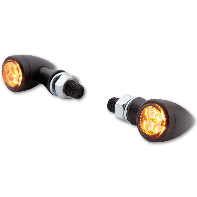 Highsider Smart Sixteen Bullet LED 3v1 irányjelzők motorkerékpárhoz füstös szürke