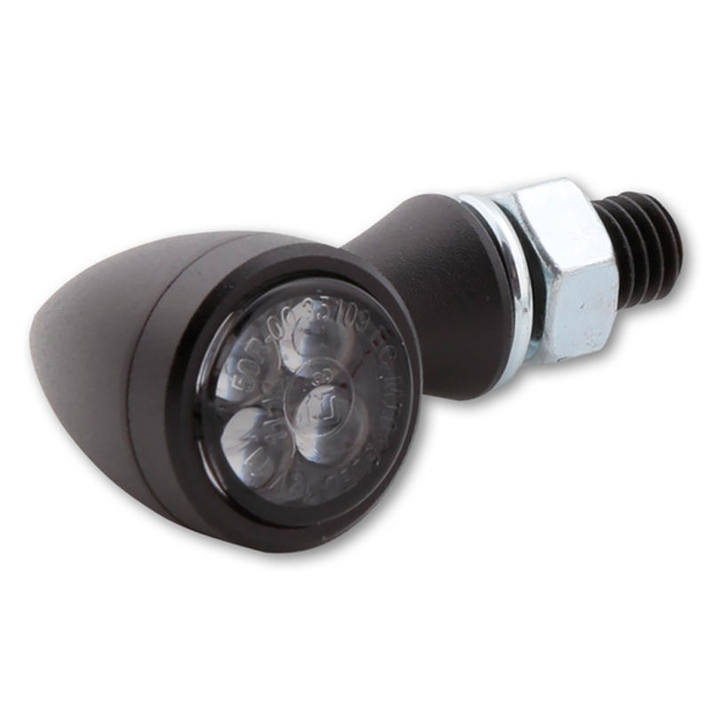 Highsider Smart Sixteen Bullet LED 3v1 irányjelzők motorkerékpárhoz füstös szürke