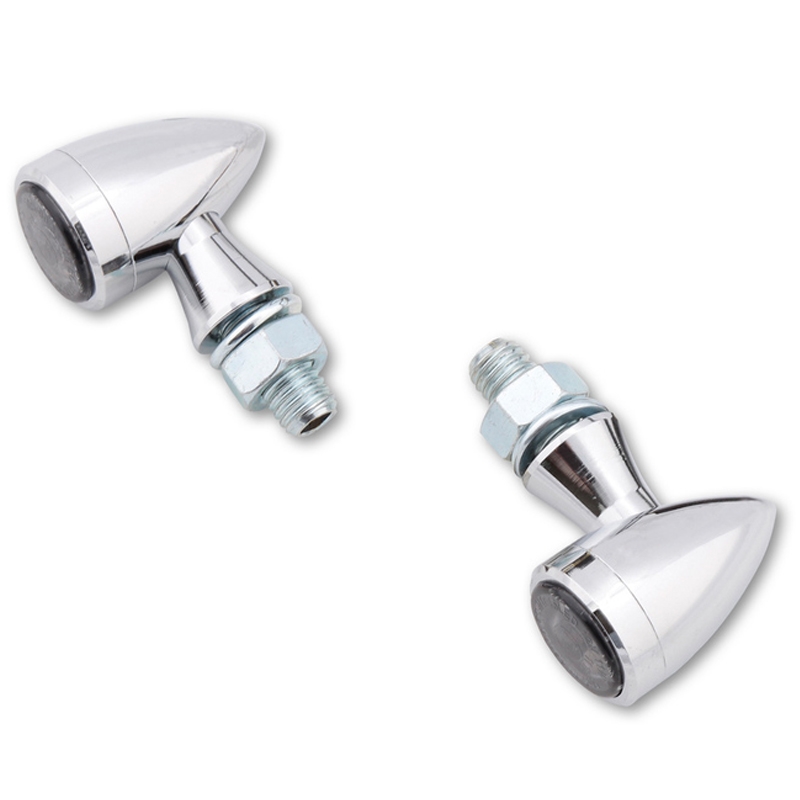 Highsider Smart Sixteen Bullet LED 3v1 irányjelzők motorkerékpárhoz krómozott