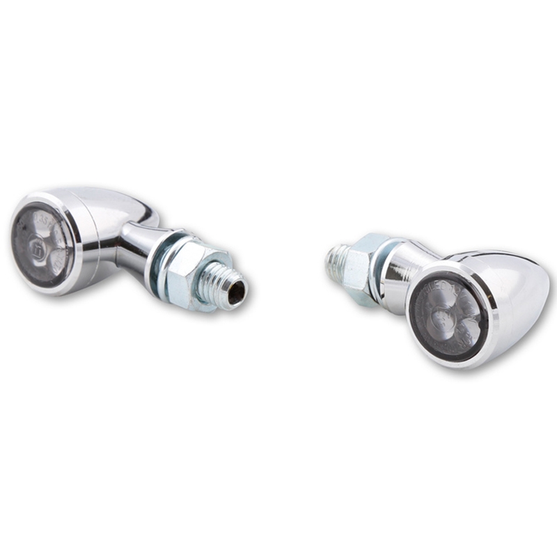 Highsider Smart Sixteen Bullet LED 3v1 irányjelzők motorkerékpárhoz krómozott
