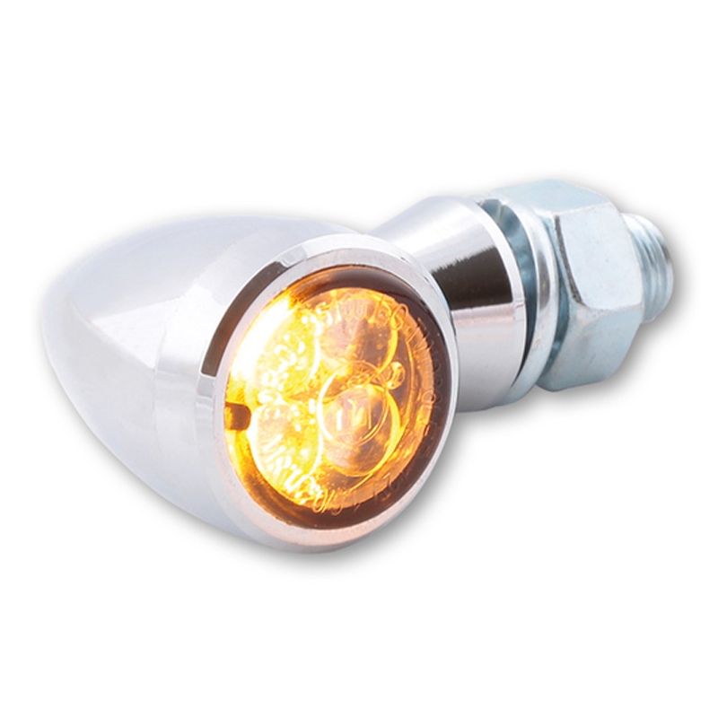 Highsider Smart Sixteen Bullet LED 3v1 irányjelzők motorkerékpárhoz krómozott