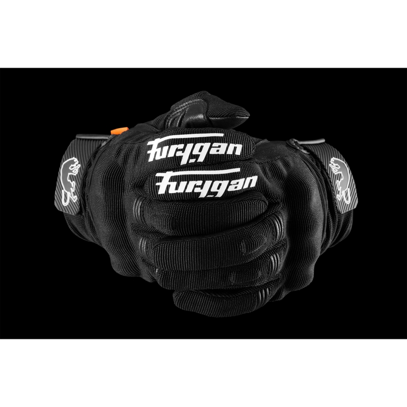 Furygan Jet Lady D3O® Evo női motoros kesztyű fekete-fehér