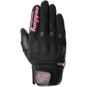 Furygan Jet Lady D3O® Evo női motoros kesztyű fekete-rózsaszín