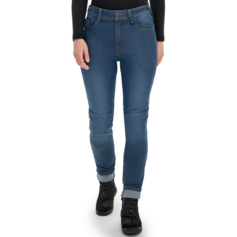 Shima Ridge női motoros farmer kék