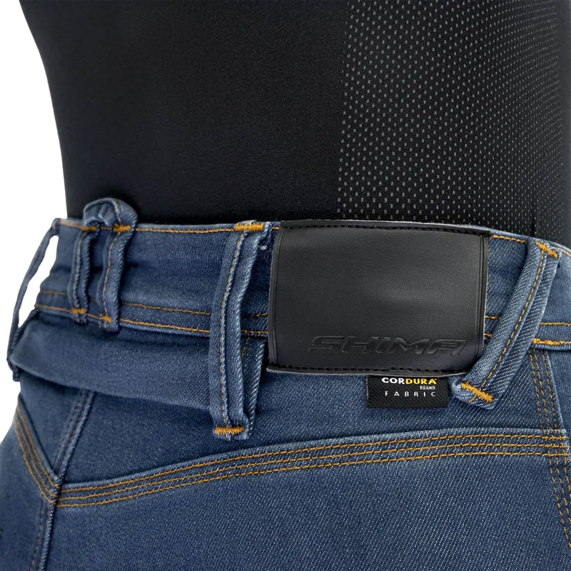 Shima Ridge női motoros farmer kék