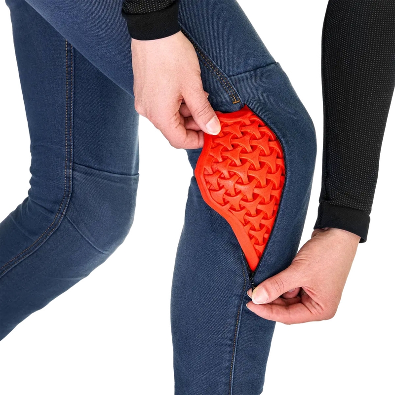 Shima Ridge női motoros farmer kék