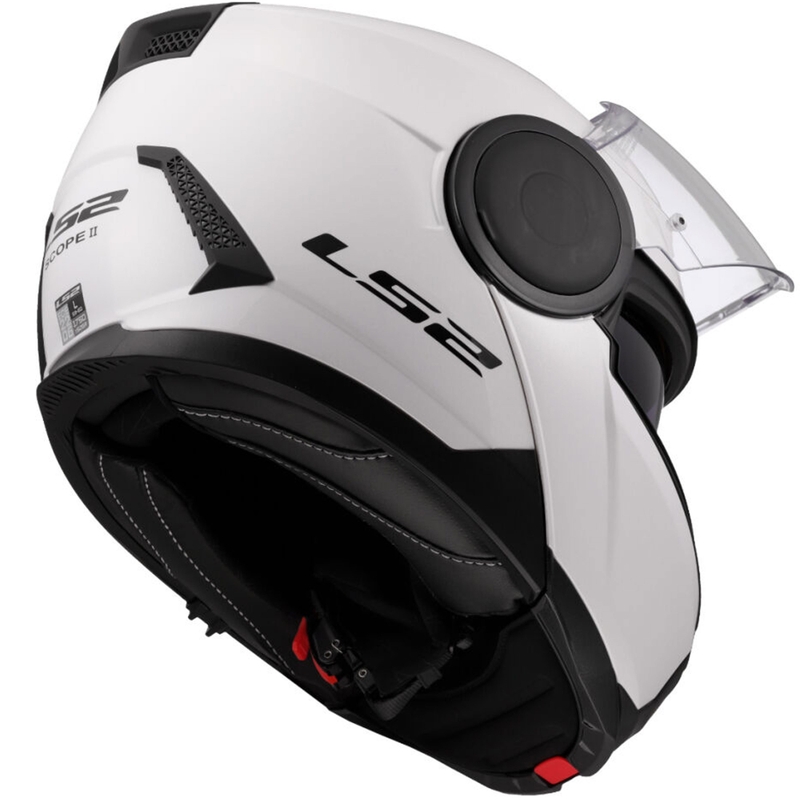 LS2 FF902 Scope II Solid felnyitható motoros bukósisak fehér