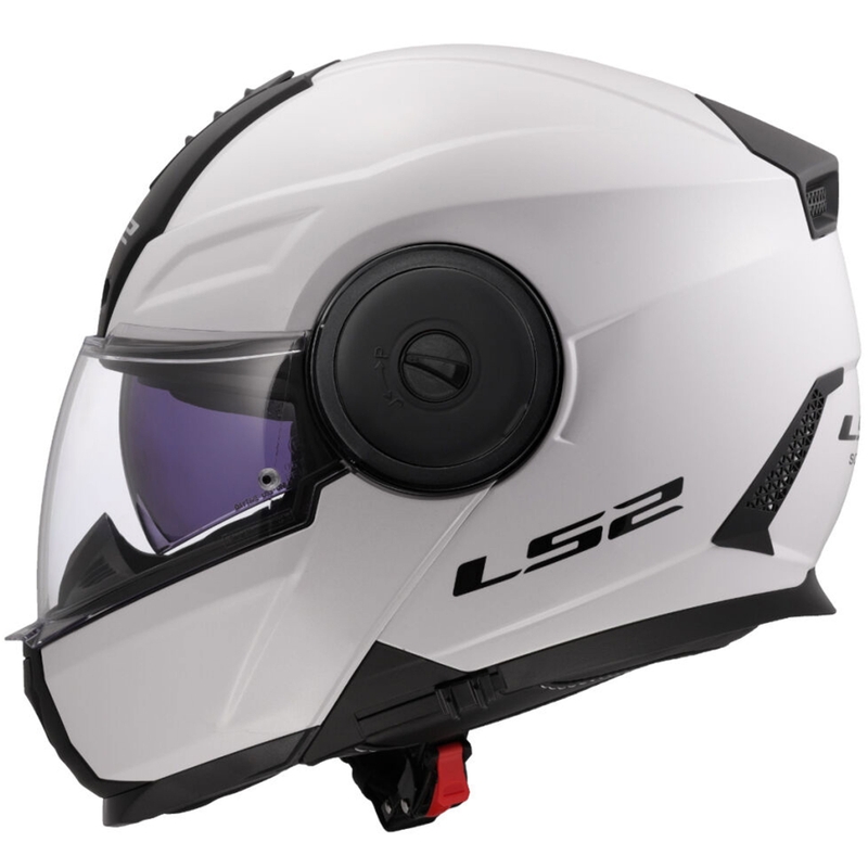 LS2 FF902 Scope II Solid felnyitható motoros bukósisak fehér