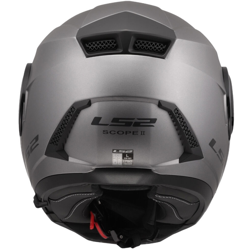LS2 FF902 Scope II Solid felnyitható motoros bukósisak matt titán