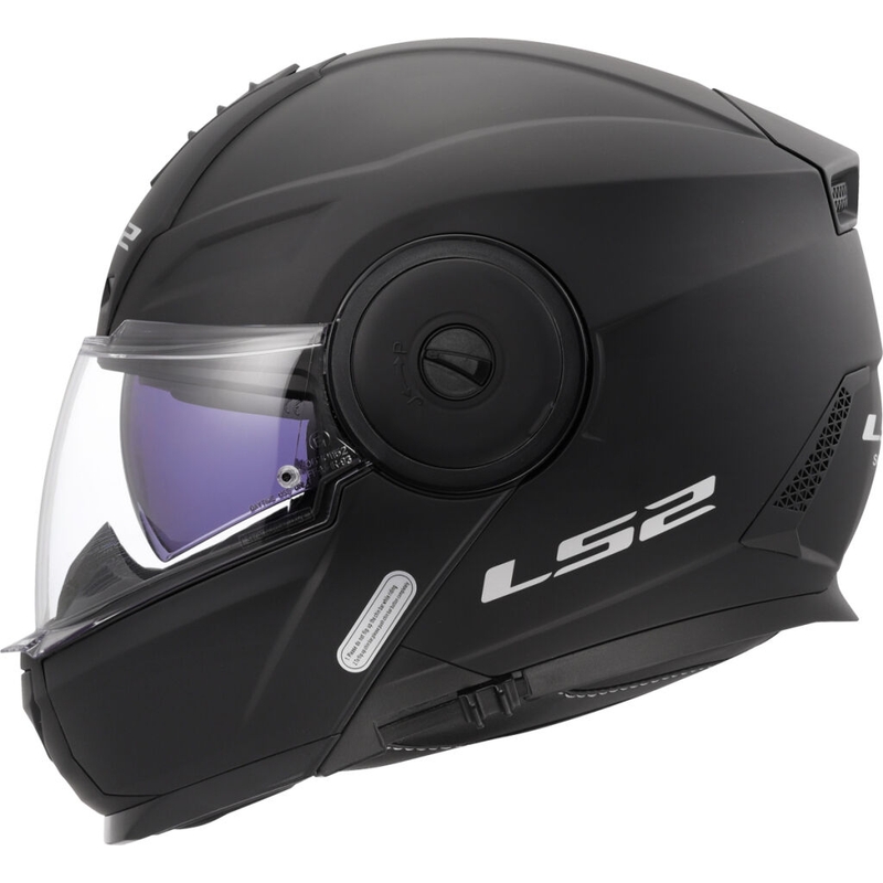 LS2 FF902 Scope II Solid felnyitható motoros bukósisak matt fekete