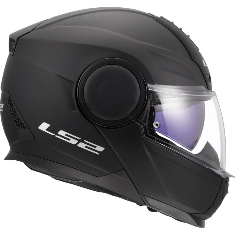 LS2 FF902 Scope II Solid felnyitható motoros bukósisak matt fekete