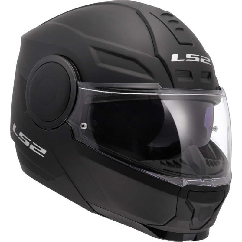 LS2 FF902 Scope II Solid felnyitható motoros bukósisak matt fekete