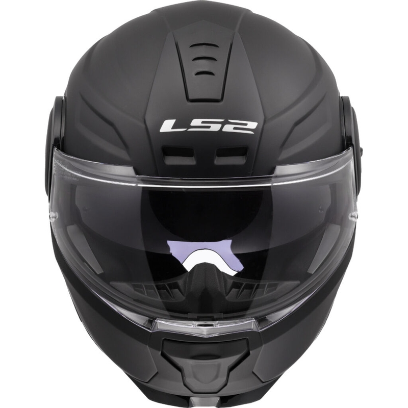 LS2 FF902 Scope II Solid felnyitható motoros bukósisak matt fekete