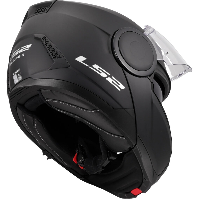 LS2 FF902 Scope II Solid felnyitható motoros bukósisak matt fekete