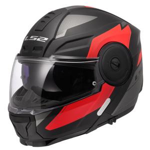 Výklopná helma na motorku LS2 FF902 Scope II Duria černo-červená