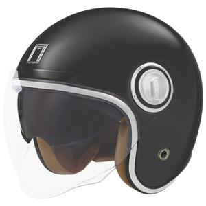 NOX PREMIUM Heritage nyitott bukósisak matt fekete