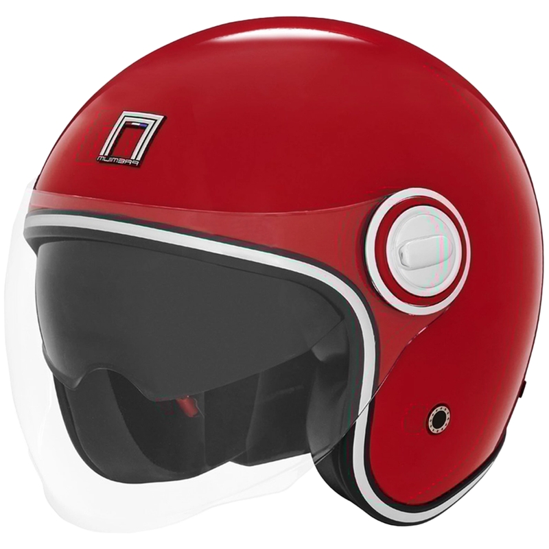 NOX PREMIUM Heritage nyitott motoros bukósisak piros