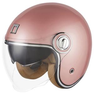 NOX PREMIUM Heritage nyitott motorkerékpár sisak rosegold